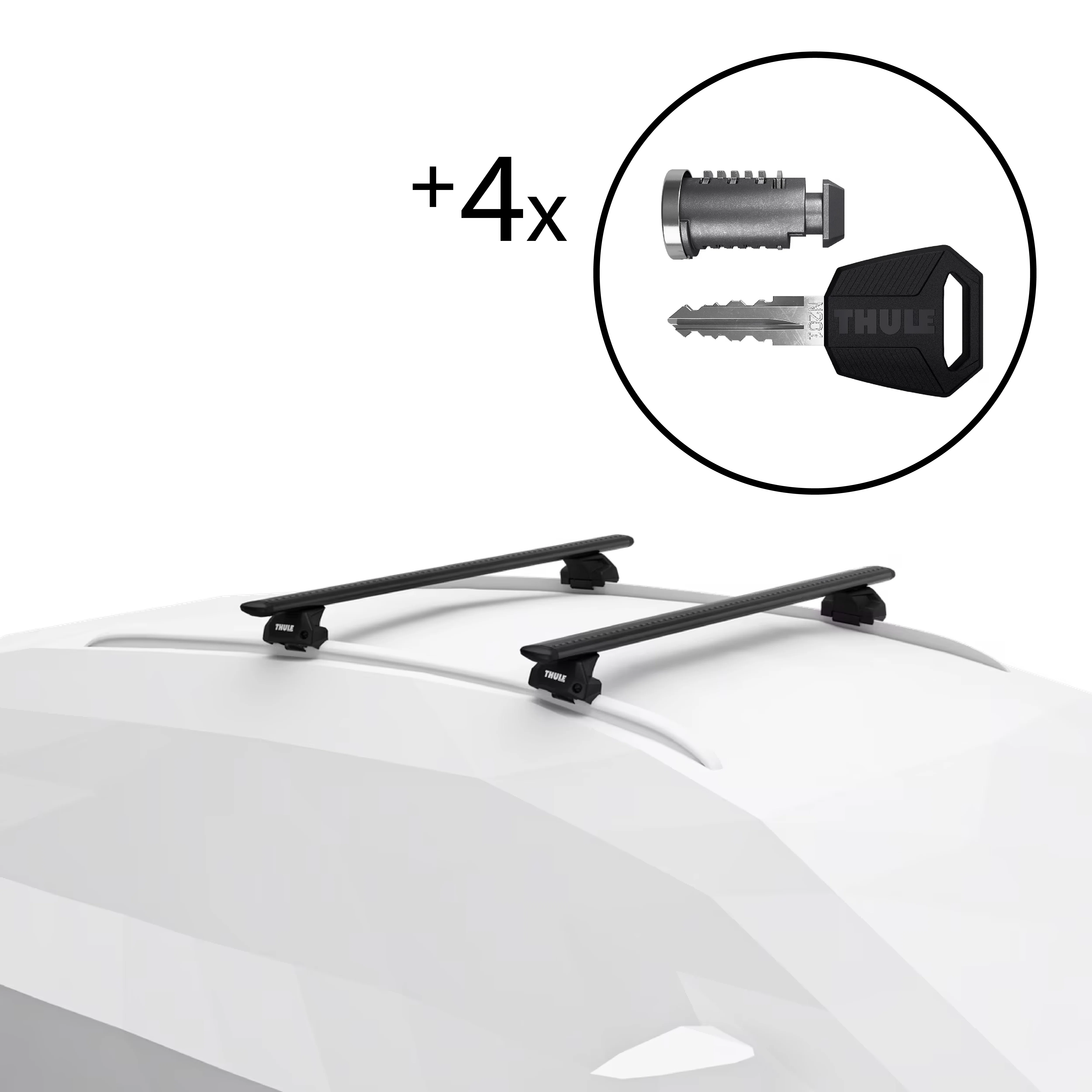 Barres de toit THULE - Toit avec longerons encastrés (Flush rails) - Image 3